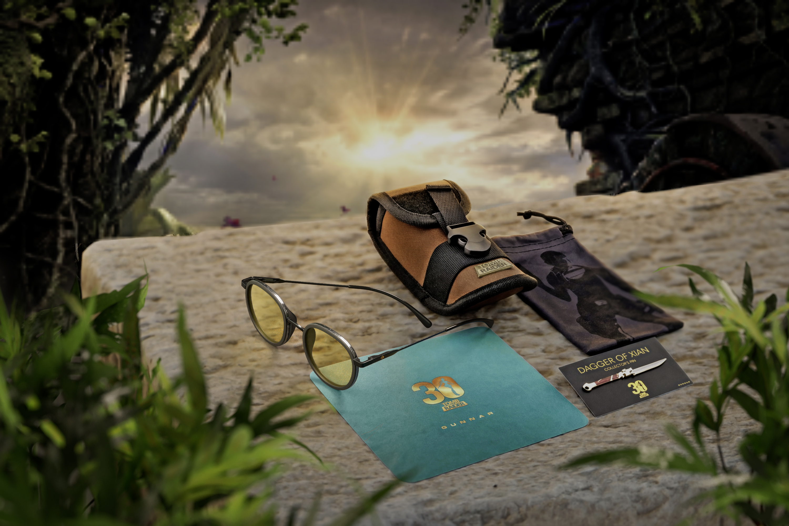 LARA CROFT-INSPIRED EYEWEAR